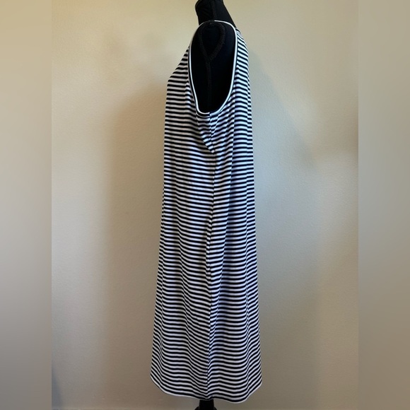 Women’s Torrid Midi Rib Bodycon Dress in Blue & White‎ Stripes Size 4X NWT - Picture 6 of 10